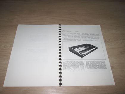 Rhodes-Chroma Manuals - 1982- Rare